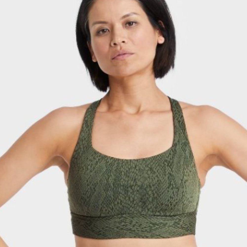 Snake Print Activewear Bra & Leggings - Never Worn